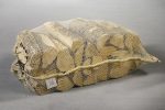 wood log packaging - mesh bag